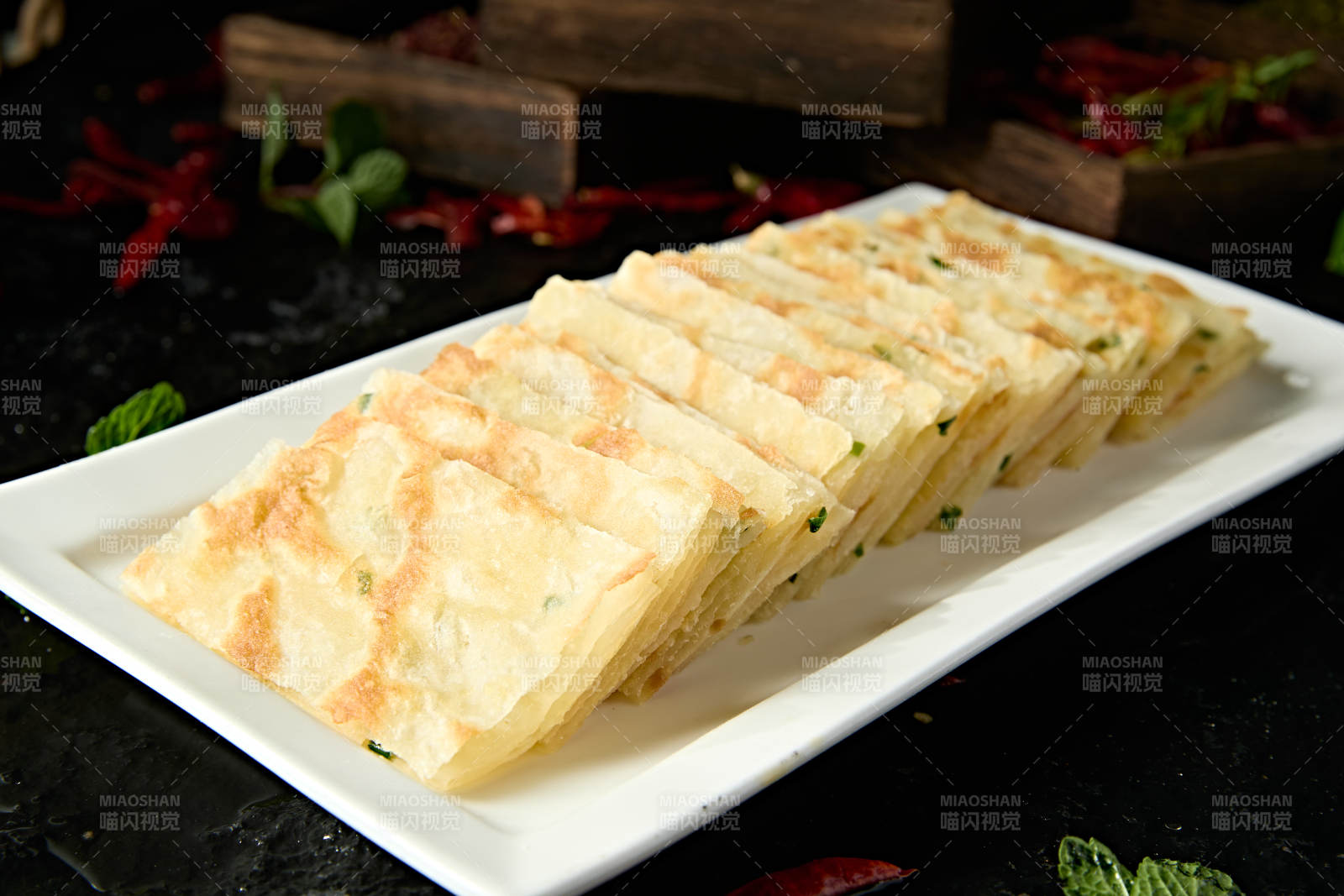 美味主食手工家常烙饼图片