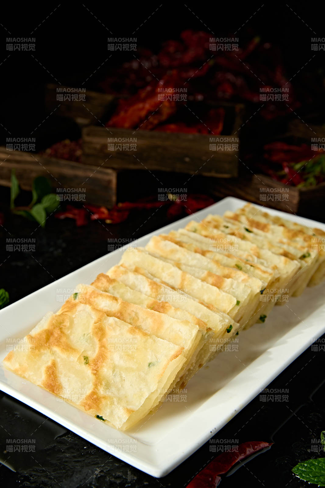 美味主食手工家常烙饼图片