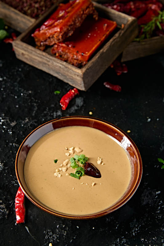 老北京涮肉芝麻酱底料图片
