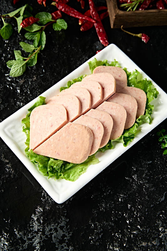 火锅涮品食材切片午餐肉图片