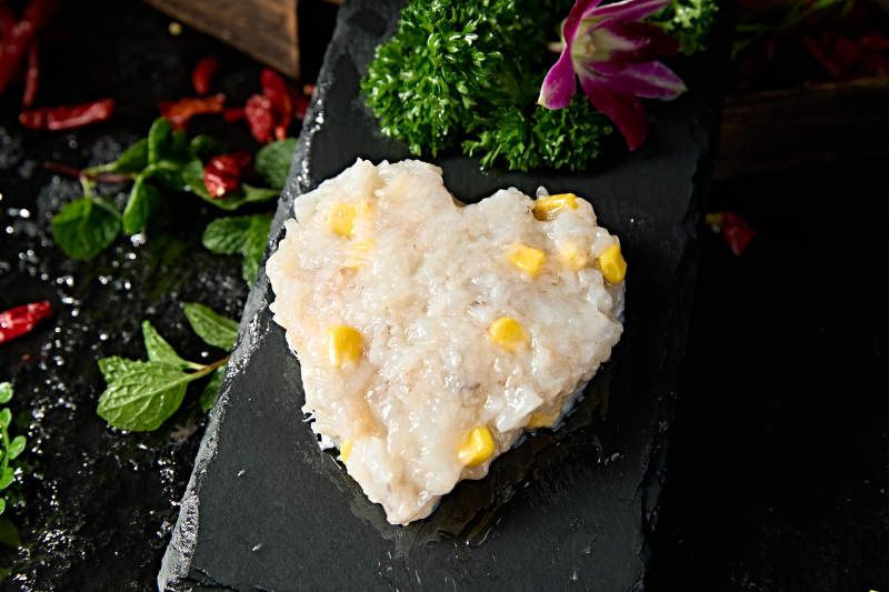 重庆火锅食材鲜虾虾滑图片