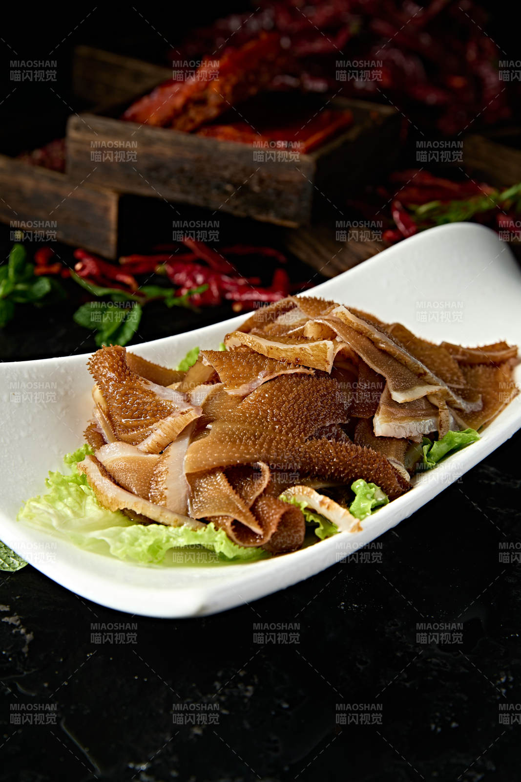 美味火锅食材鲜切毛肚图片