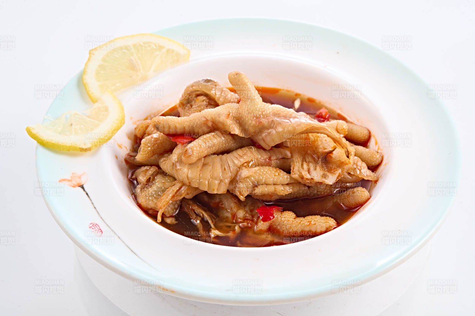 美味柠檬泡椒凤爪图片