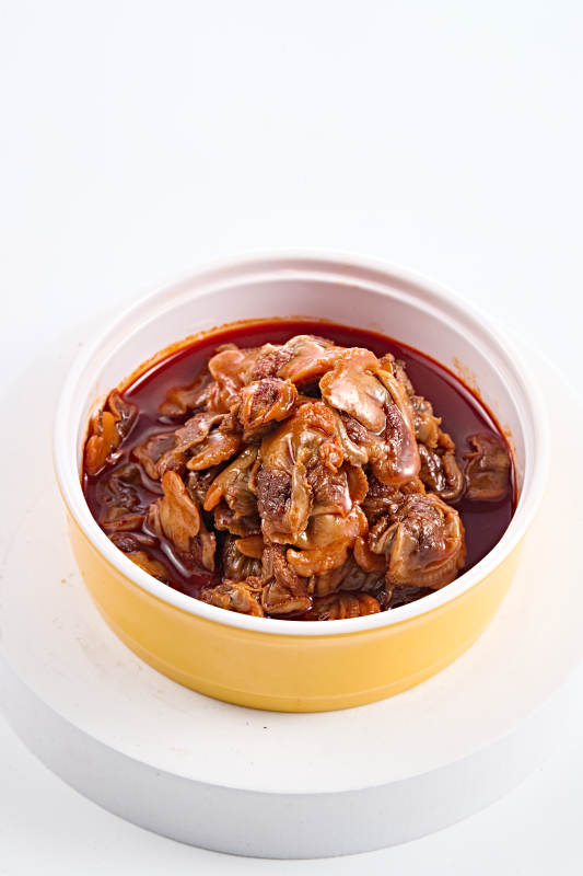 夏季大排档美食香辣炒血蛤肉图片