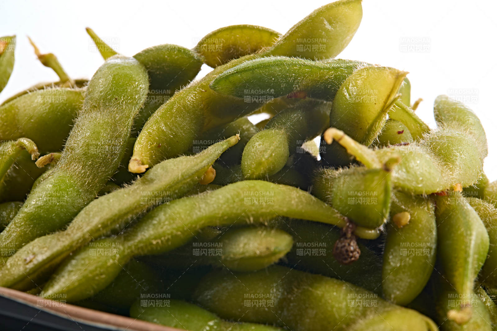 佐酒小吃盐水煮毛豆图片