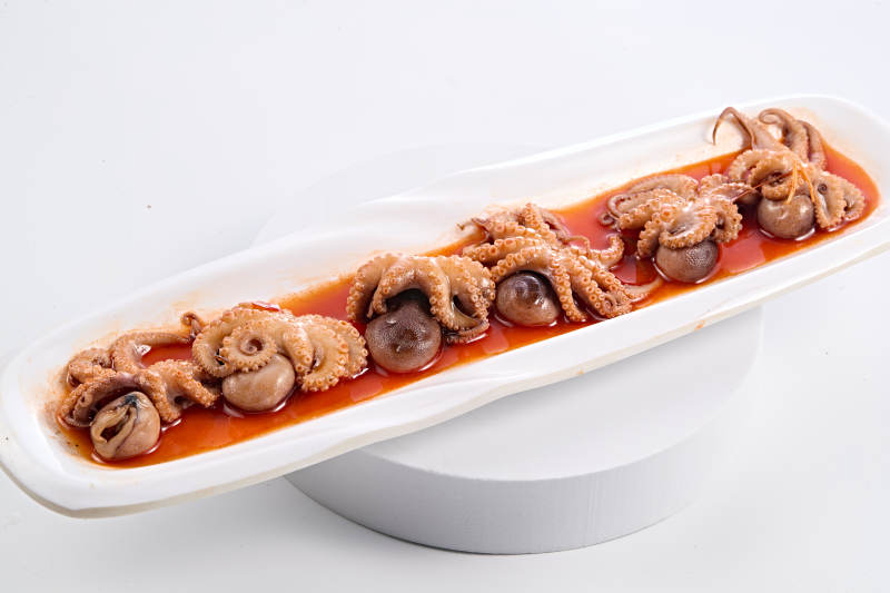 浇汁生淹小八爪鱼图片