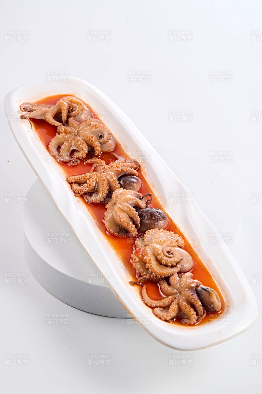 浇汁生淹小八爪鱼图片