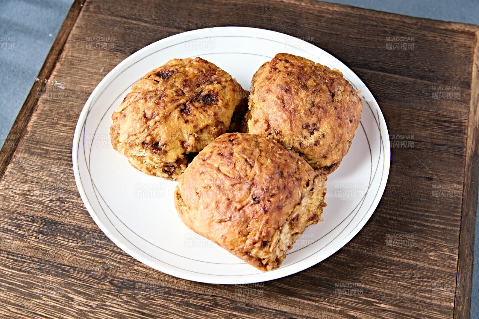 芝麻红糖棋子烧饼图片