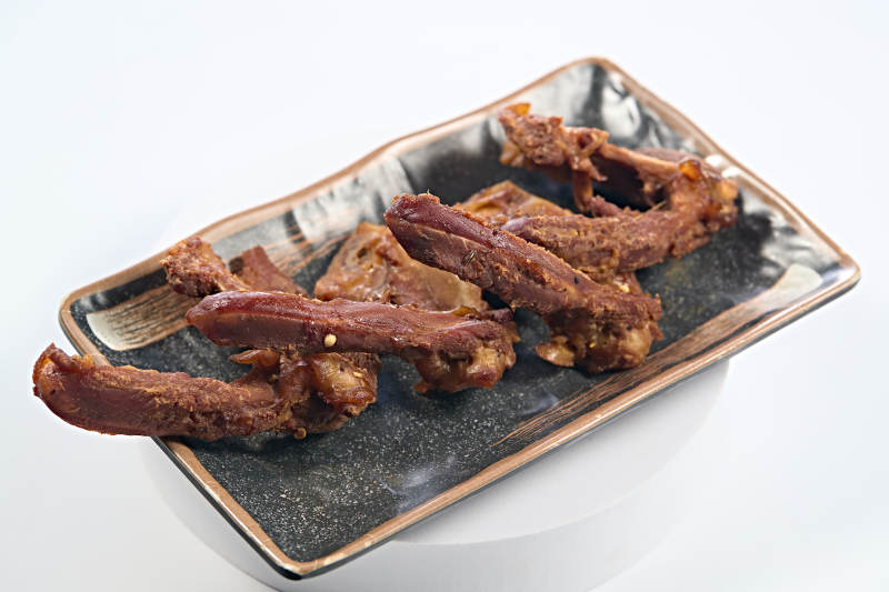 开袋即食武汉辣鸭头图片