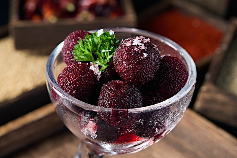 甜品水果糖水腌渍杨梅果图片