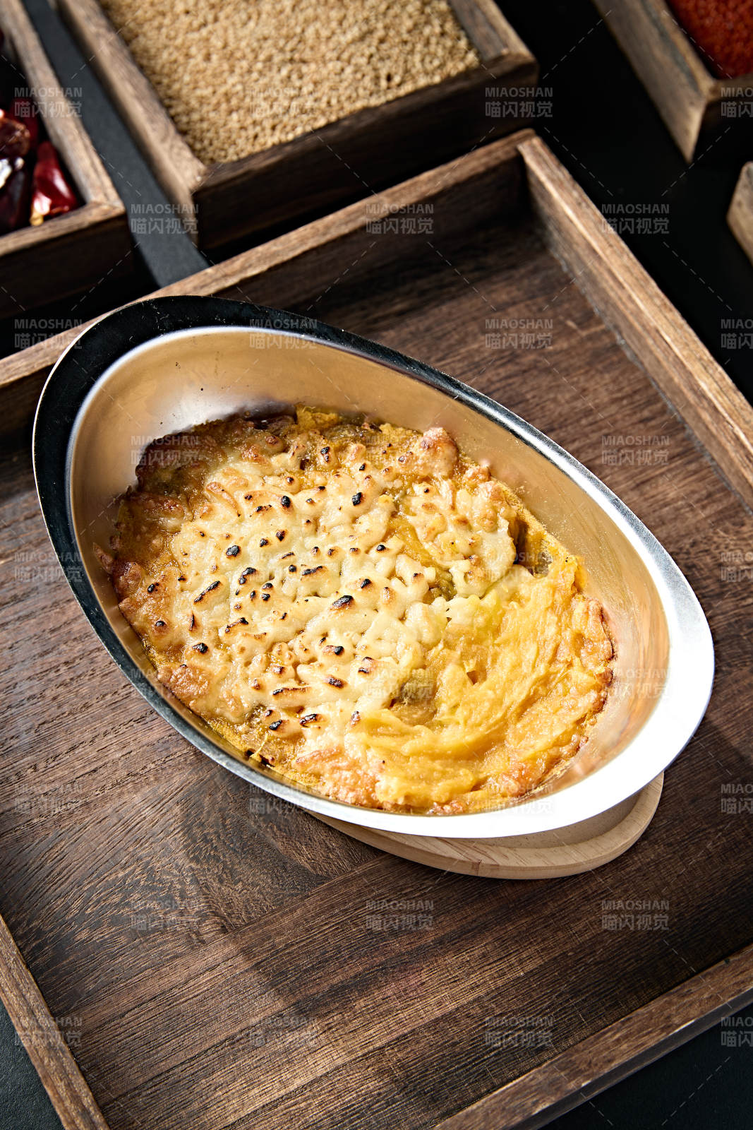美味小吃芝士焗红薯泥图片