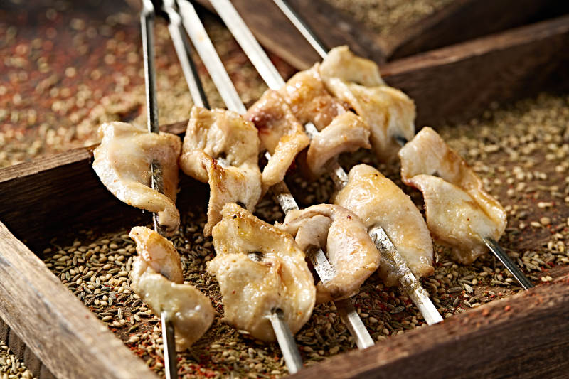 锦州特色烧烤炭烤月牙骨图片