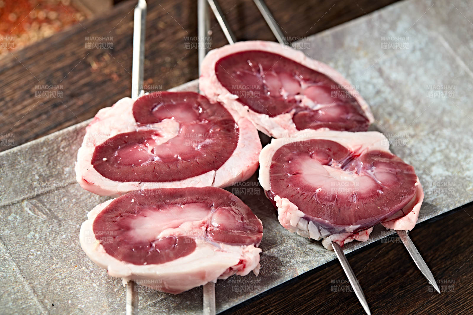 美味烧烤炭烤羊腰生鲜羊腰图片