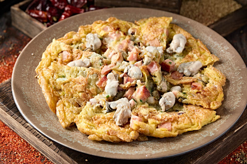 美味福州小吃蚵仔煎图片