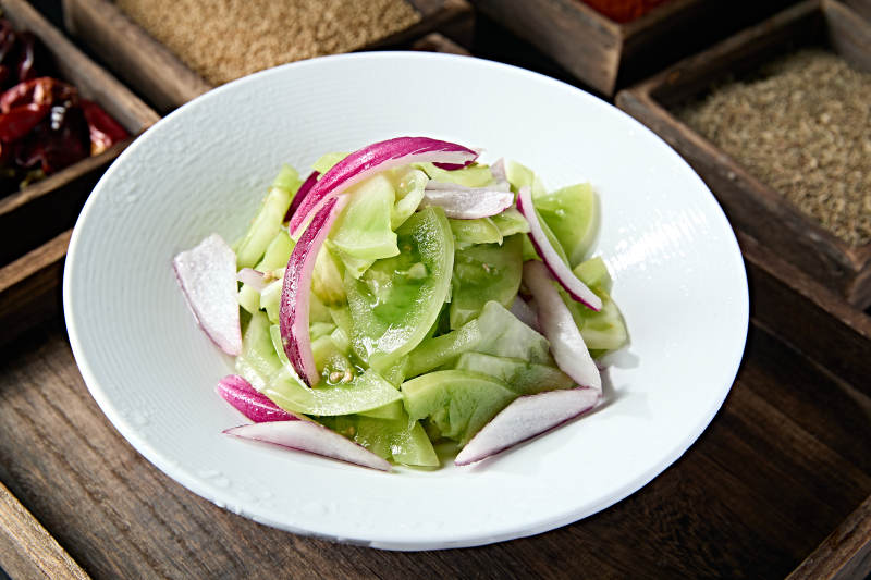 洋葱丝巧拌轻洋柿子图片