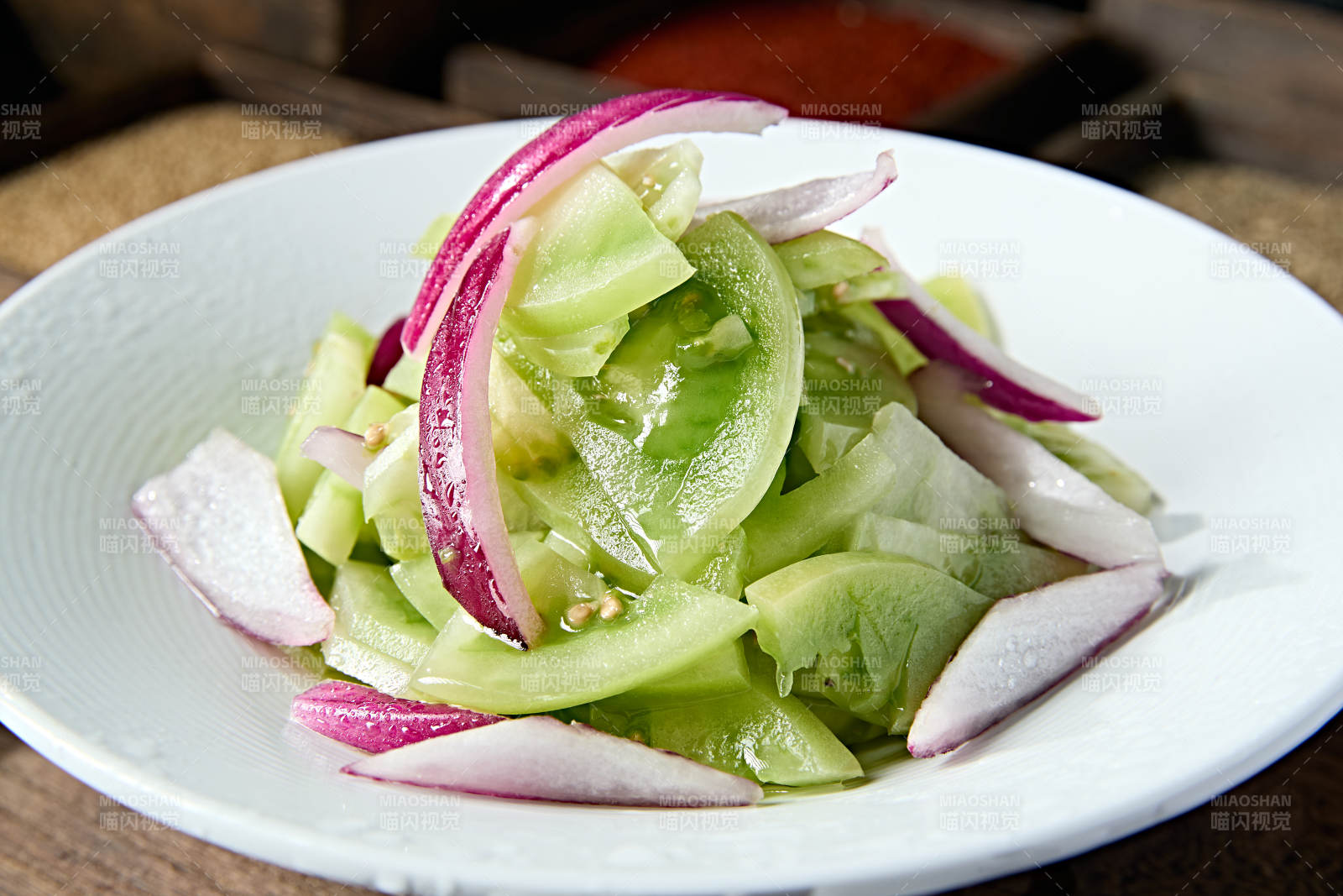 洋葱丝巧拌轻洋柿子图片