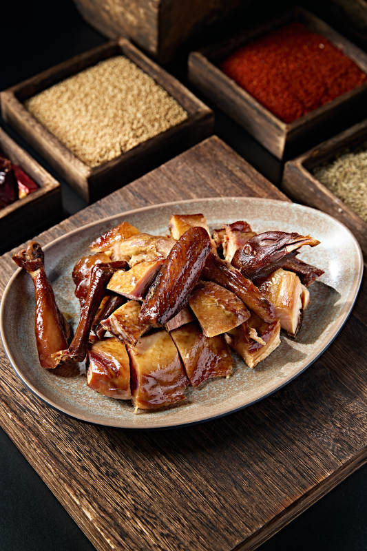 分切油浸风干鸡块图片