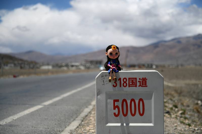 西藏 国道公里处图片