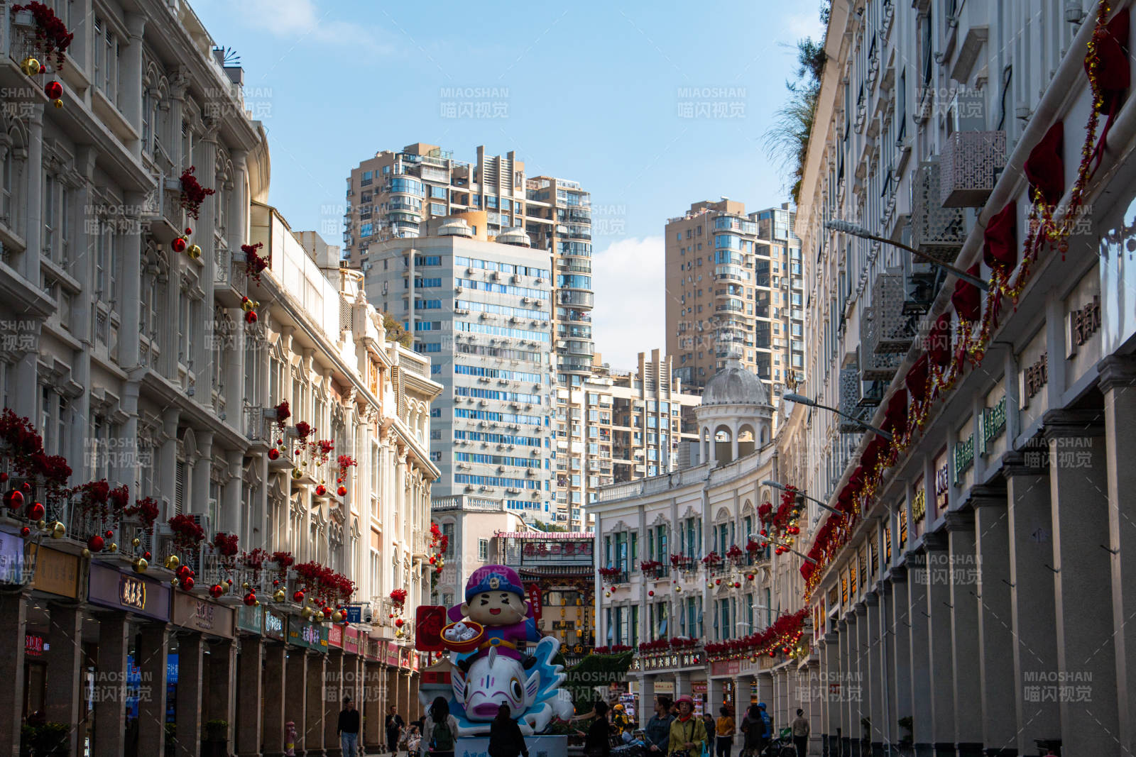 厦门中山路街景迎新春图片