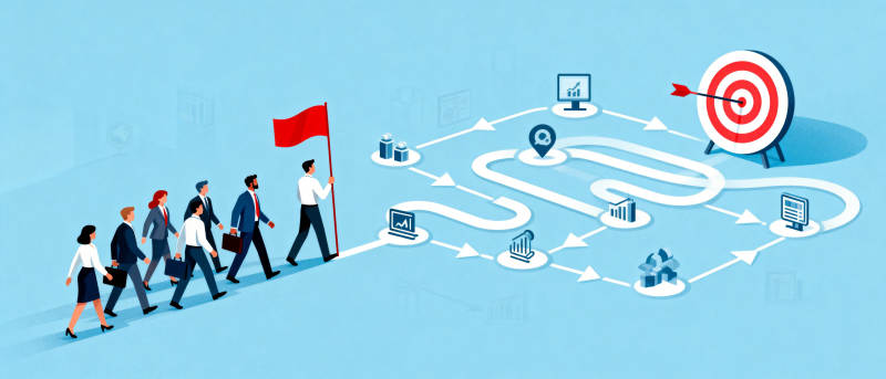 团队迈向目标图片