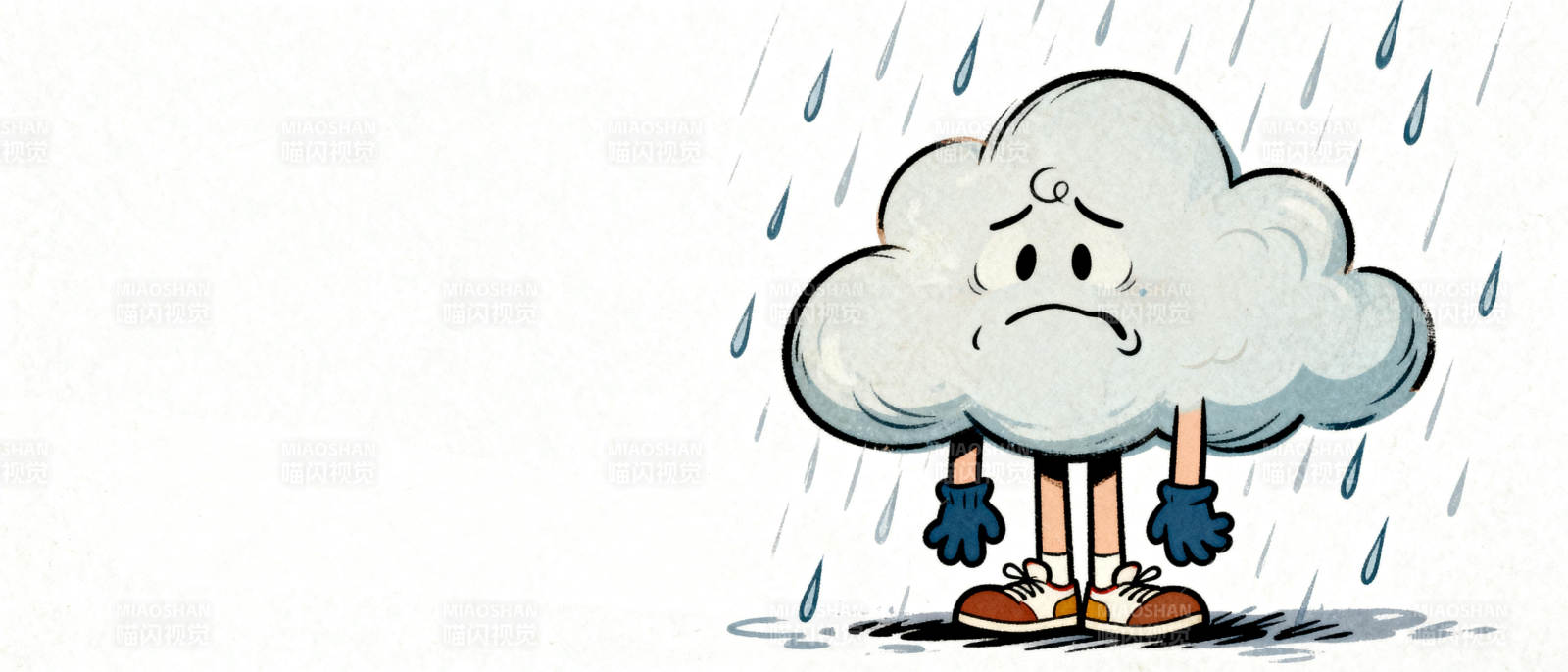 下雨的云朵图片