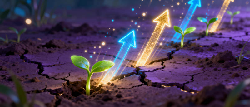 破土新生 光芒向上图片