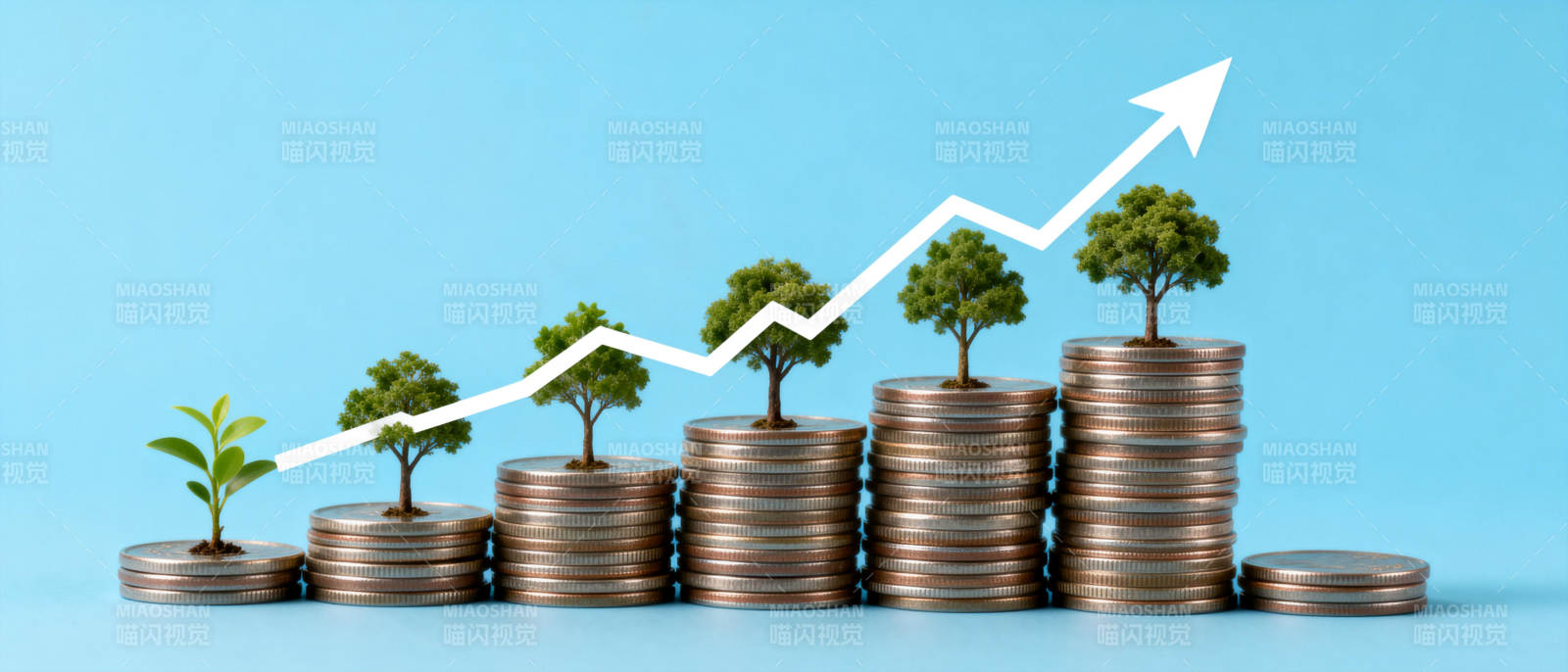 财富增长 绿意盎然图片