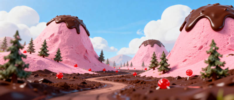 巧克力糖果世界图片