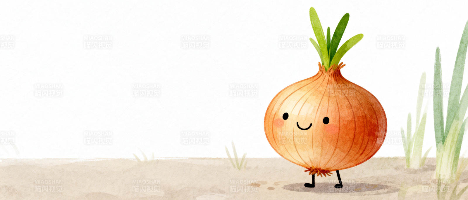 洋葱小人微笑图片