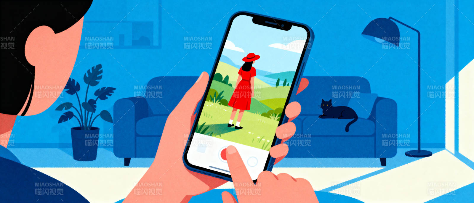 手机里的童话世界图片