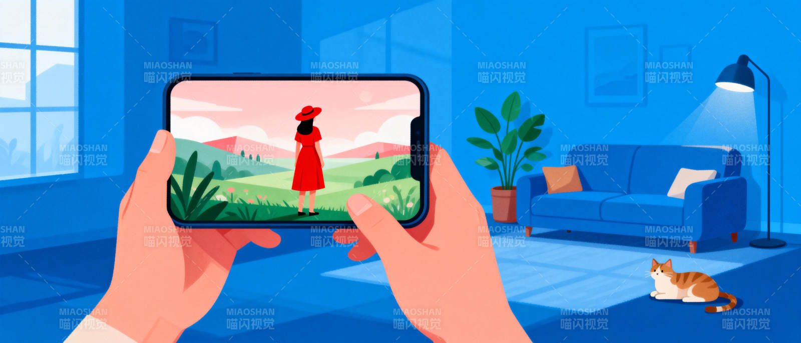 手机里的风景图片