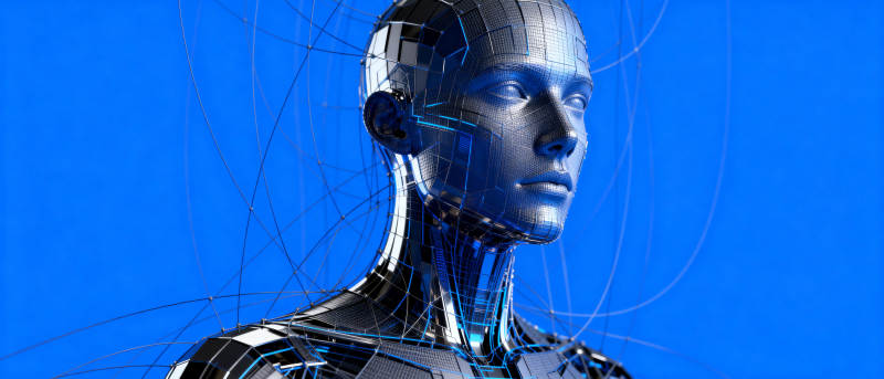 未来机器人肖像图片