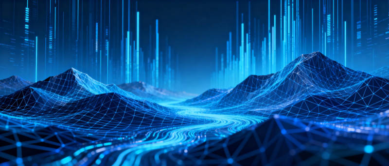 数字山脉图片