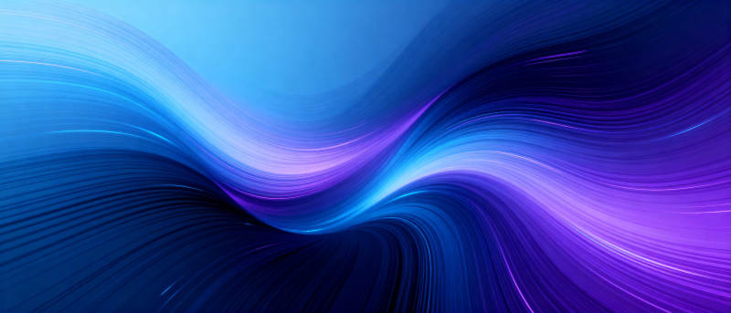 流光溢彩的波浪图片