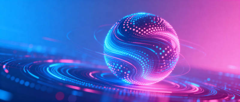 炫彩科技球体图片