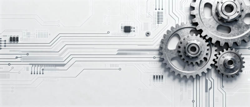 科技齿轮与电路图片
