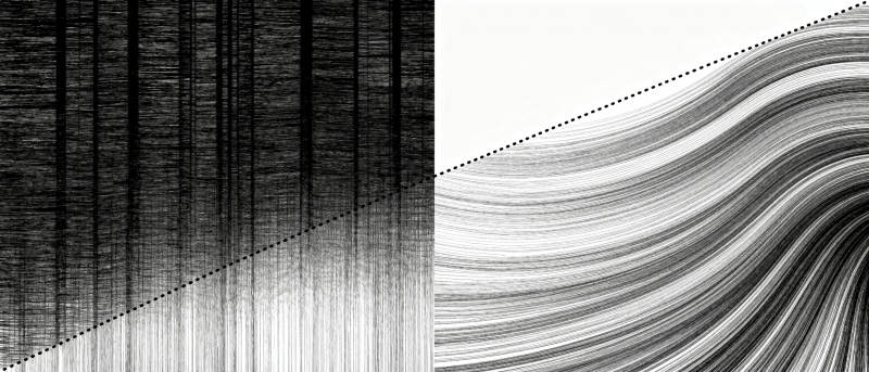 黑白线条艺术图片