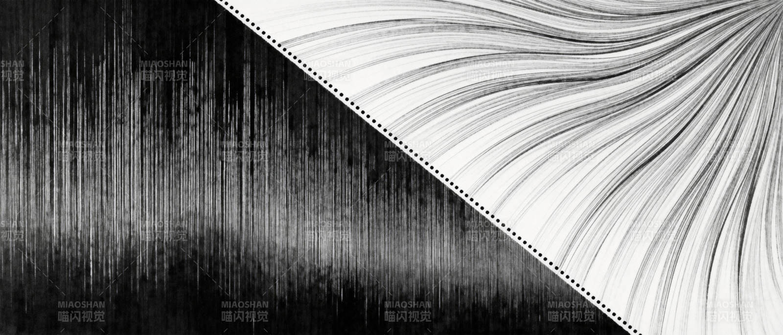 黑白线条艺术图片