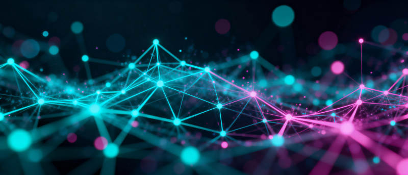 炫彩网络连接图片