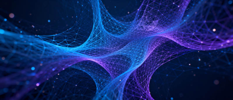 炫彩网络波纹图片