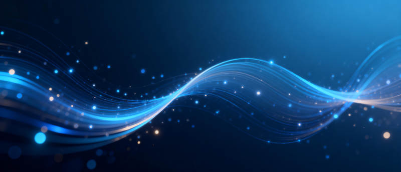 流光溢彩的波浪图片