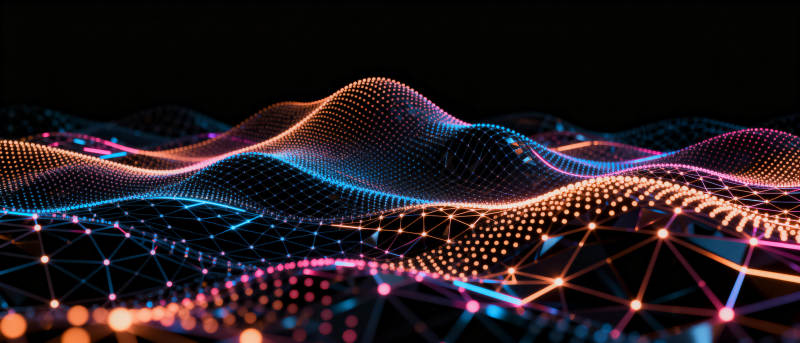 炫彩波浪网络图片