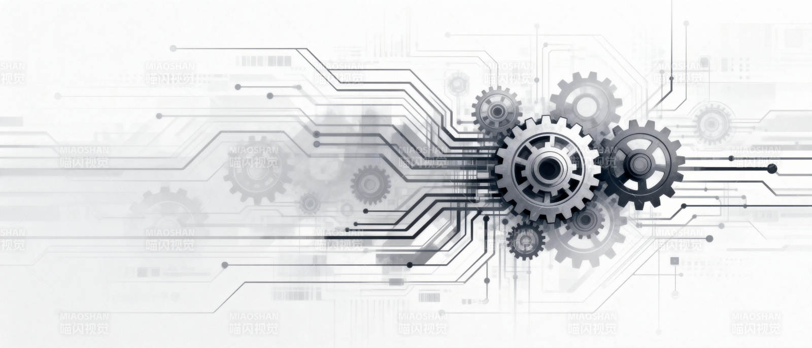 科技齿轮电路图图片