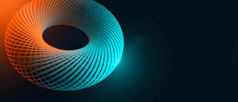 炫彩环形光效图片