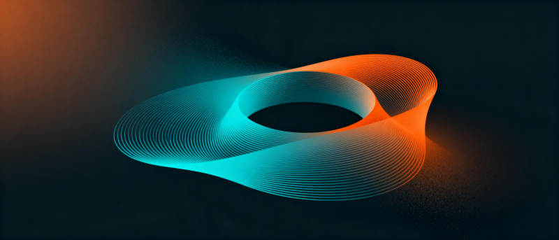 光流交织的环形艺术图片