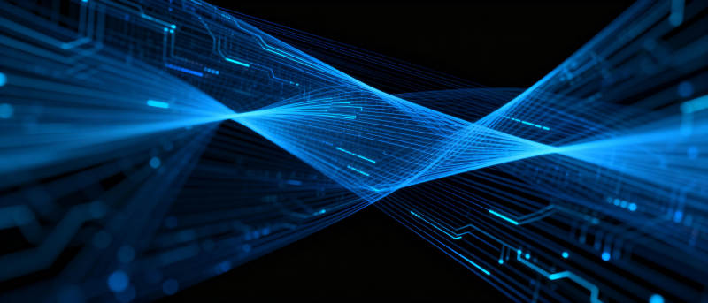 科技蓝光交织图片