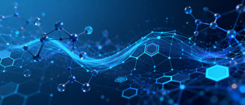 科技分子网络图片