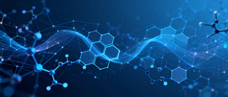 科技分子结构图图片