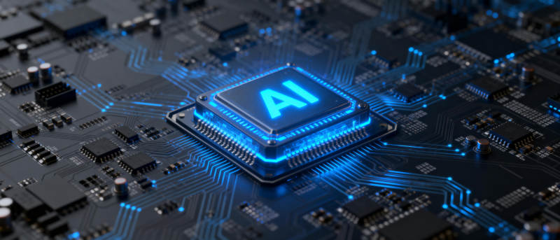 AI芯片科技感十足图片