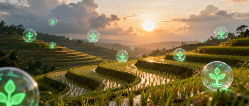 智慧农田 绿意盎然图片